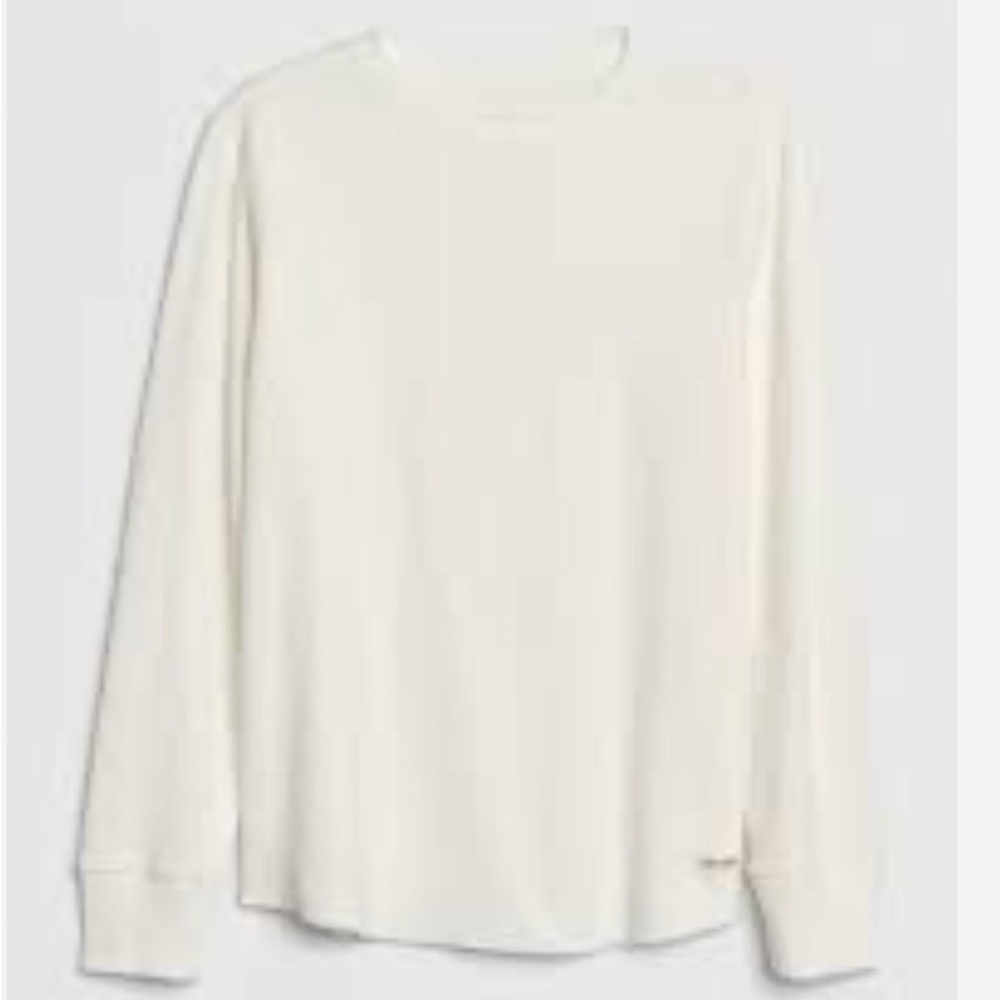 Boys Gap Waffle Off White Shirt